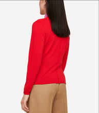 Laden Sie das Bild in den Galerie-Viewer, Oleana Carbon copy Cardigan in der Farbe Vermillon red
