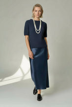 Laden Sie das Bild in den Galerie-Viewer, Kurzarm Pullover von HEMISPHERE Cashmere
