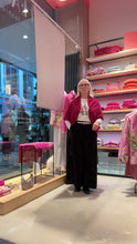 Laden und Abspielen von Videos im Galerie-Viewer, Cashmere Bolero One Size in Weinrot
